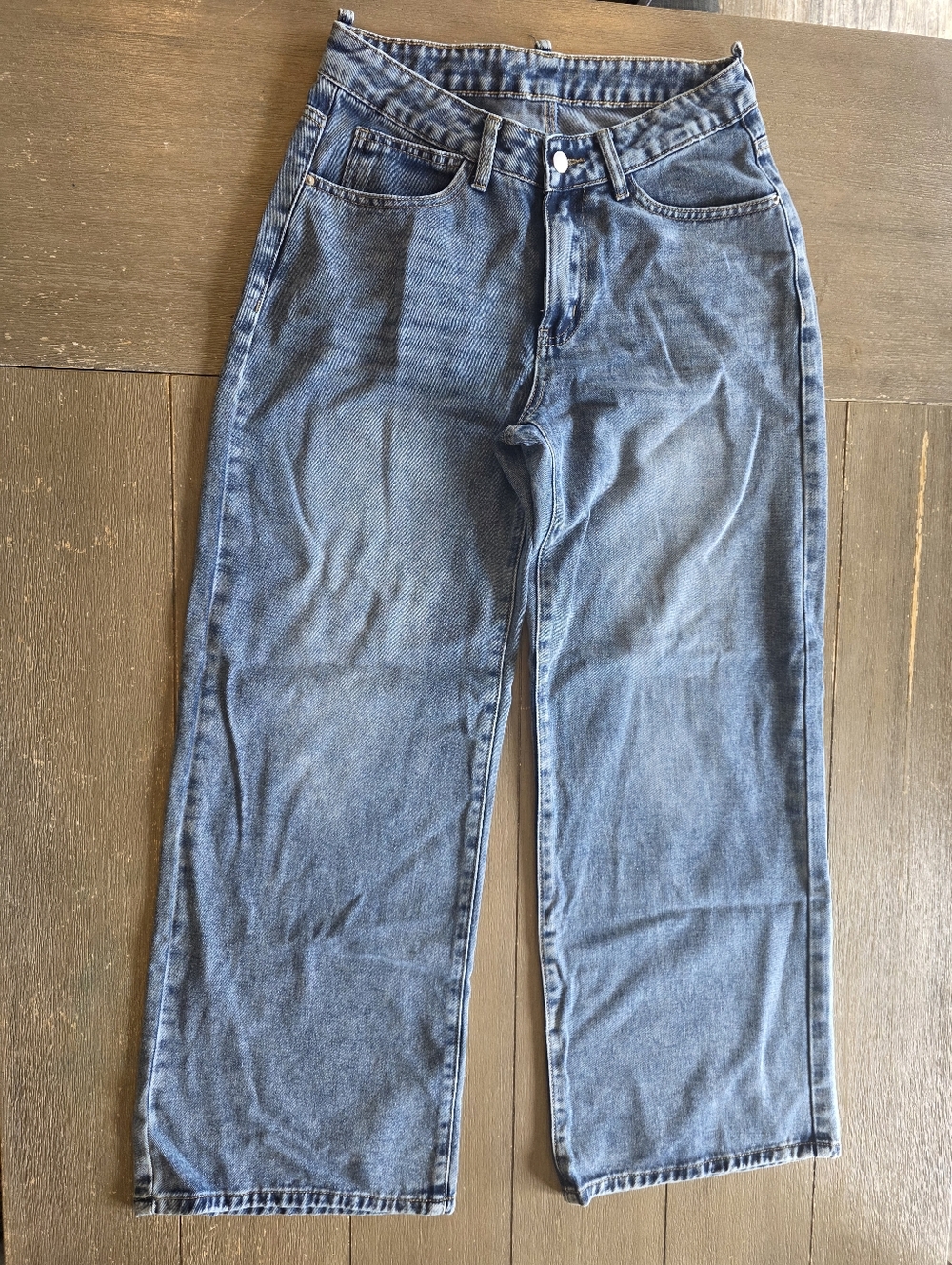 Shein Womens Wide Leg Jeans 28